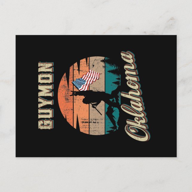 Guymon Oklahoma Postkarte (Vorderseite)