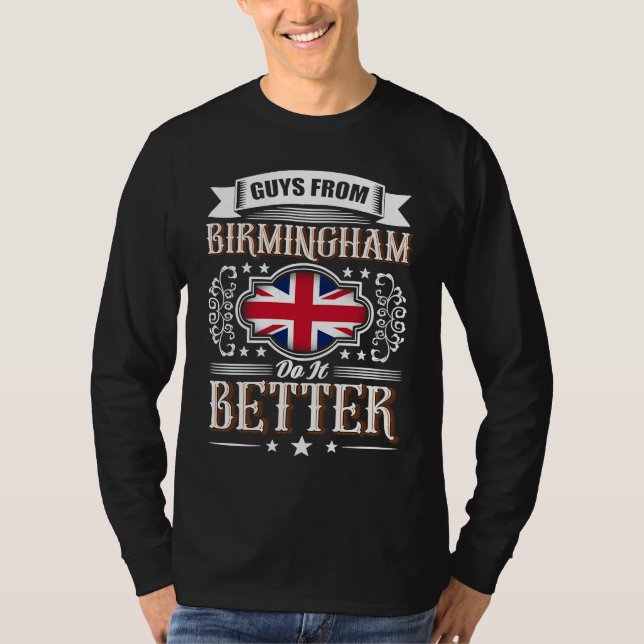 Guys from BIRMINGHAM do it better Uk Union flag T-Shirt (Vorderseite)