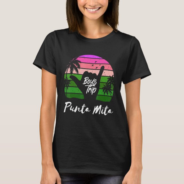 Guys Punta Mita Mexico Trip Matching Vacation T-Shirt (Vorderseite)
