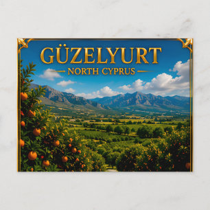 Guzelyurt Nordzypern Grüne-Tal-Reiseerinnerung Postkarte