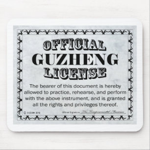 Guzheng-Lizenz Mousepad