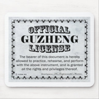 Guzheng-Lizenz Mousepad