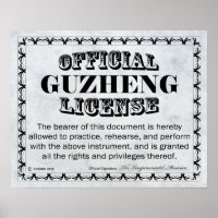 Guzheng-Lizenz