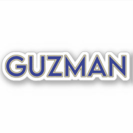 GUZMAN 02 — 3" STICKER