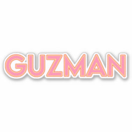 GUZMAN 03-6" STICKER