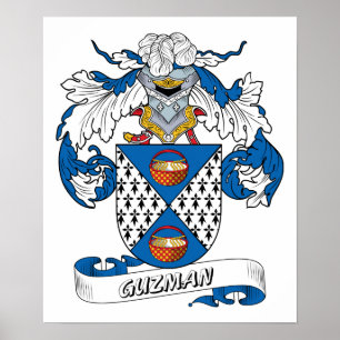 Guzman Familienwappen Poster