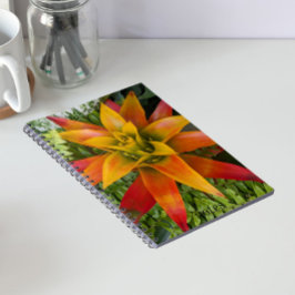 Guzmania Bromelien-Pflanze Floral Notizblock