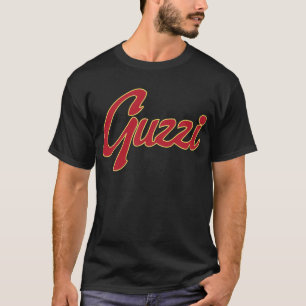Guzzi klassisches Stich-Skript T-Shirt