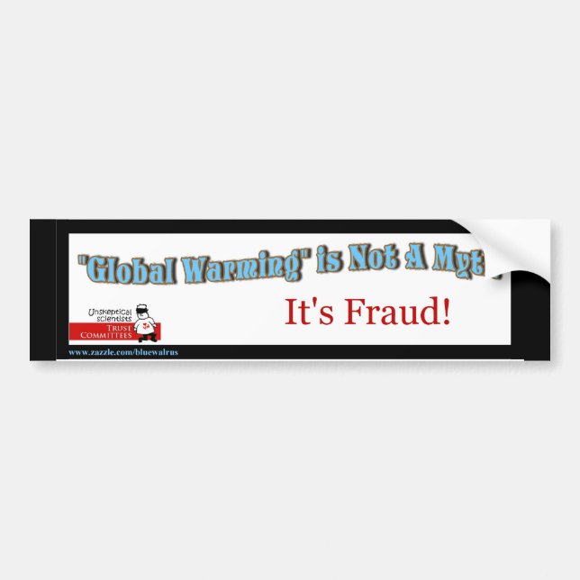 *GW ist Fraud_Bumpersticker Autoaufkleber (Vorne)