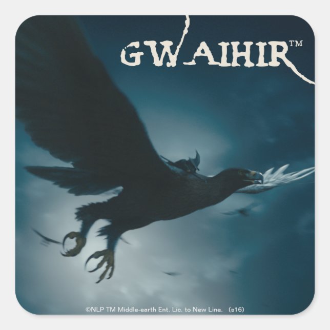 GWAIHIR™ QUADRATISCHER AUFKLEBER (Vorderseite)