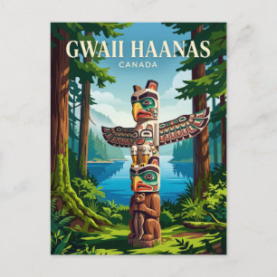 Gwaii Haanas Nationalpark-Reservat Kanada Postkarte