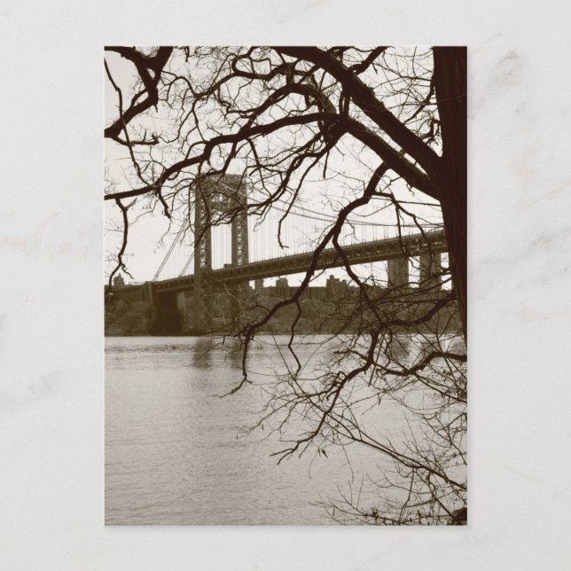 GWB in Entfernung Postkarte (Vorderseite)