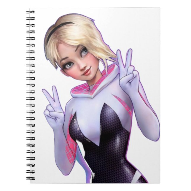 Gwen Spinnlerinnen NOTEBOOK Notizblock (Vorderseite)