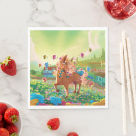 Gwenhwyer Sun Rays Napkins Serviette