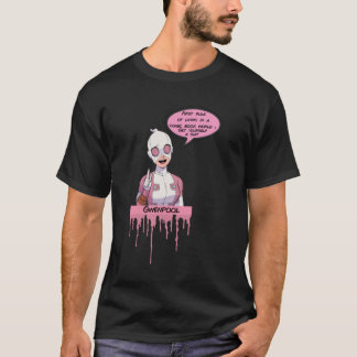 gwenpool erste Regel - tropfrosa T-Shirt