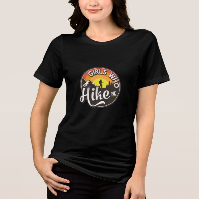 GWHNC short sleeve retro logo Tri-Blend Shirt (Vorderseite)