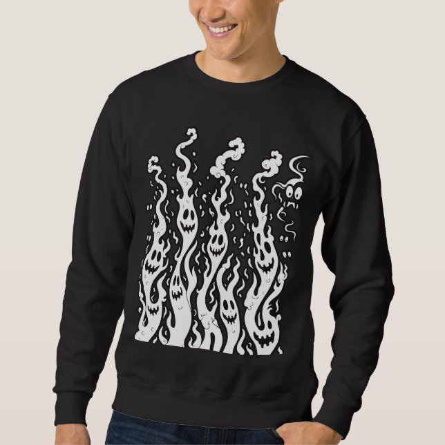 Gwosts Flames Men's Sweatshirt (Vorderseite)