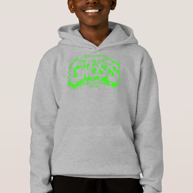 Gwosts Graffiti Slime Kid's Hoodie (Vorderseite)
