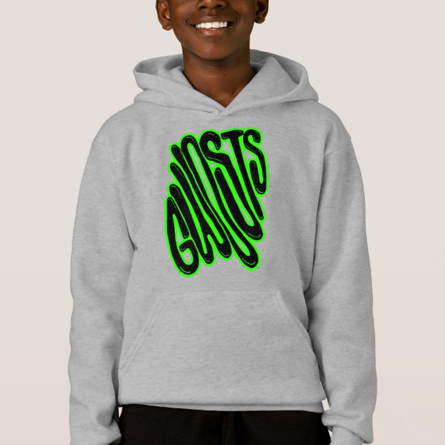 Gwosts Stretched Kid's Hoodie (Vorderseite)