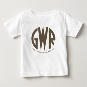 GWR Great Western Railway Züge Wandernde Ente Baby T-shirt