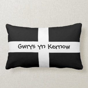 Gwrys yn Kernow - gemacht in Cornwall Lendenkissen
