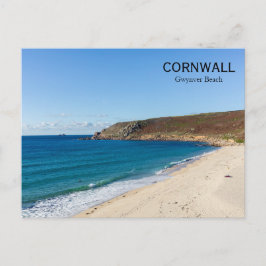 Gwynver Strand Cornwall England Postkarte