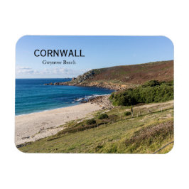 Gwynver Strand in Cornwall, England  Magnet