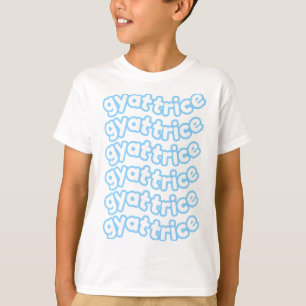 @gyattrice Logo Pastel Blue Kid T-Shirt
