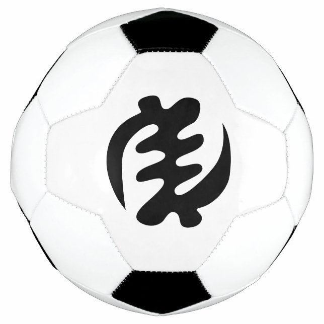 Gye Nyame | Gott ist das höchste Adinkra-Symbol Fußball (Vorderseite)