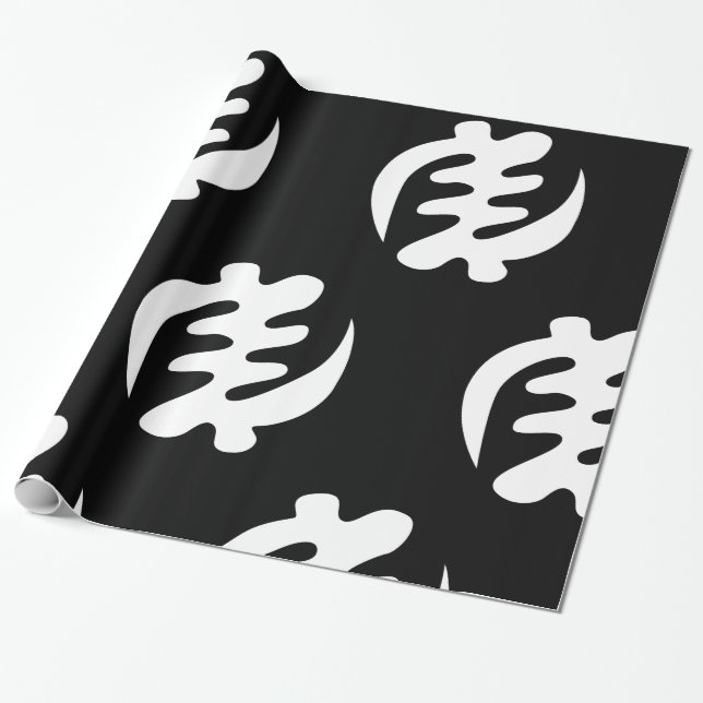 Gye Nyame | Gott ist das höchste Adinkra-Symbol Geschenkpapier (Ungerollt)