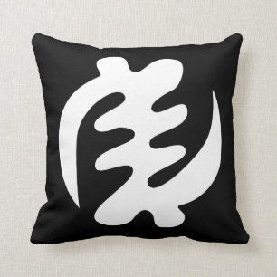 Gye Nyame  Gott ist das höchste Adinkra-Symbol Kissen