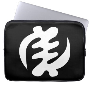 Gye Nyame   Gott ist das höchste Adinkra-Symbol Laptopschutzhülle