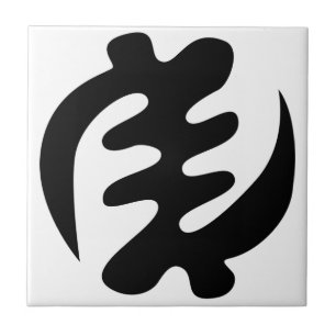 Gye Nyame   Gott ist höchstes Adinkra-Symbol Fliese