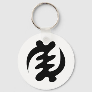 Gye Nyame   Gott ist Oberstes Adinkra Symbol Schlüsselanhänger
