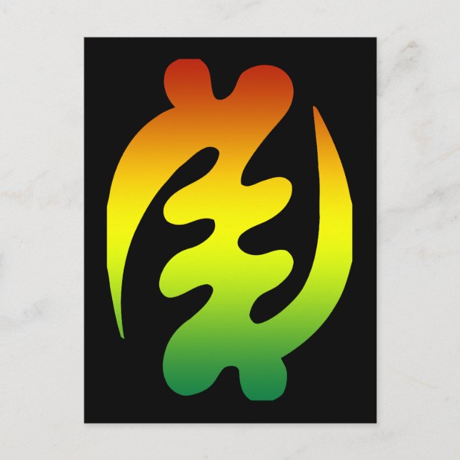 GYE NYAME POSTKARTE (Vorderseite)