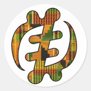 GYE NYAME RUNDER AUFKLEBER