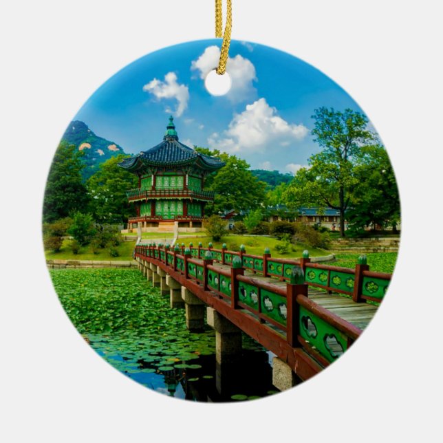 Gyeongbokgung Palace, Südkorea Keramik Ornament (Vorne)