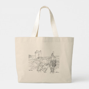 Gylen Castle Scotland Tote Bag Jumbo Stoffbeutel