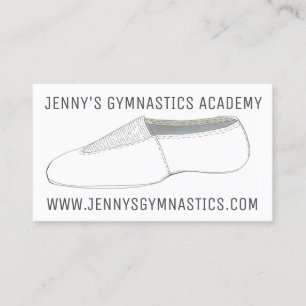 Gym Acro Acrobatics Gymnastik Tumbling Gymnast Visitenkarte