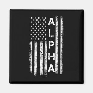 Gym Alpha-Flagge Workout Bodybuilding Fitness Cool Magnet