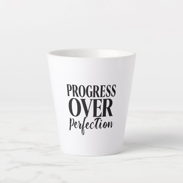 Gym and Success Motivation Milchtasse (Vorderseite)