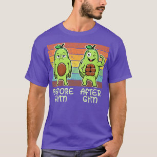 Gym Avocado, Mens Weibchen, Gewichtheben, Witzwein T-Shirt