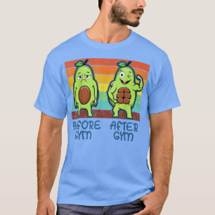 Gym Avocado, Mens Weibchen, Gewichtheben, Witzwein T-Shirt