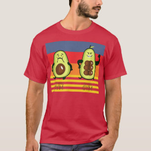 Gym Avocado, Mens Weibchen, Gewichtheben, Witzwein T-Shirt