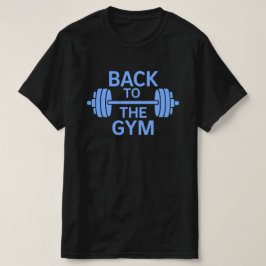 Gym Barbell Black T-Shirt