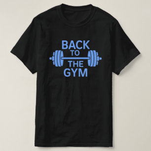 Gym Barbell Black T-Shirt