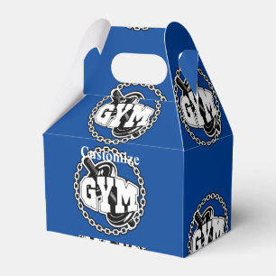 Gym Barbell Logo Thunder_Cove Geschenkschachtel