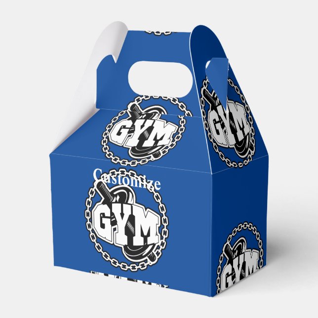 Gym Barbell Logo Thunder_Cove Geschenkschachtel (Vorderseite)