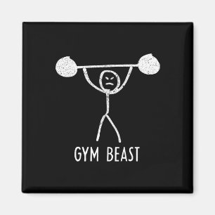 Gym-Biest lustige Bodybuilding-Übung Fitness Arbei Magnet