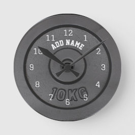 Gym Bodybuilder Wall Clock Runde Wanduhr